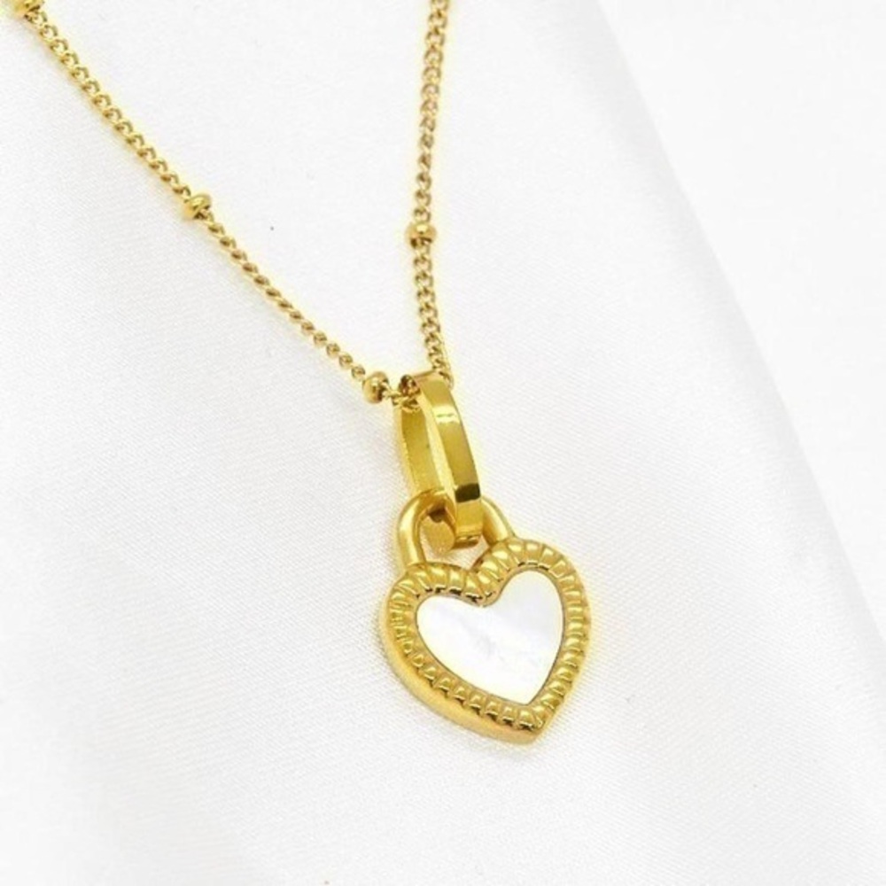 Reversible Pendant Heart Necklace